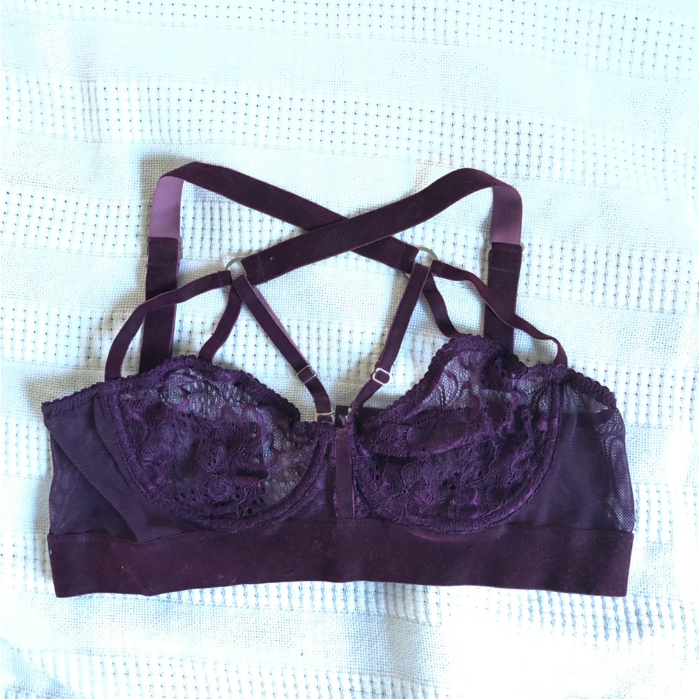Lonely Lingerie Lulu Bra in Plum